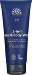Szampon do włosów i ciała dla mężczyzn 2w1 z węglem z wierzby i żeń-szeniem