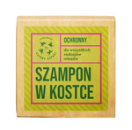 Ochronny szampon do włosów w kostce LEŚNA RÓŻA