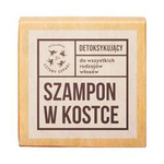 Detoksykujący szampon do włosów w kostce