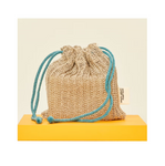 Lniany woreczek na mydło/szampon w kostce 12x10 cm