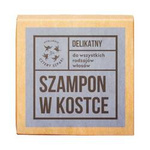 Delikatny szampon do włosów w kostce