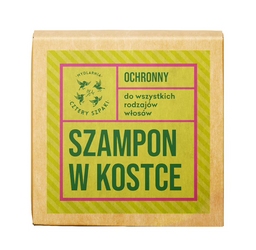 Ochronny szampon do włosów w kostce LEŚNA RÓŻA